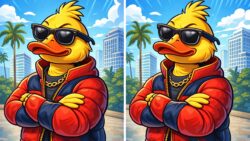 8-Second Visual Challenge: Can You Spot the 3 Differences in the Duck Wearing Jacket Image?
