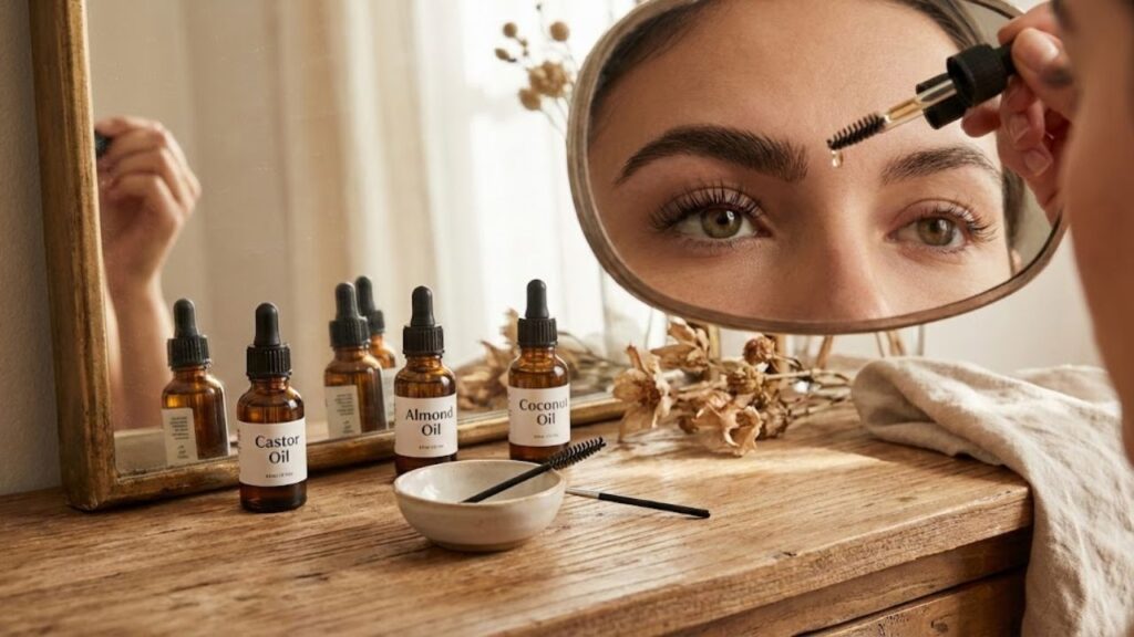 Household Oils Encourage Thicker Eyebrows