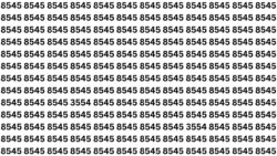 Optical Illusion Challenge: Can You Find 3554 Before Time Runs Out